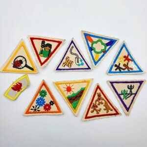 Girl Scout Badge Vintage Patch Brownie 90s Retro Troop‎ Retired Activity Try It